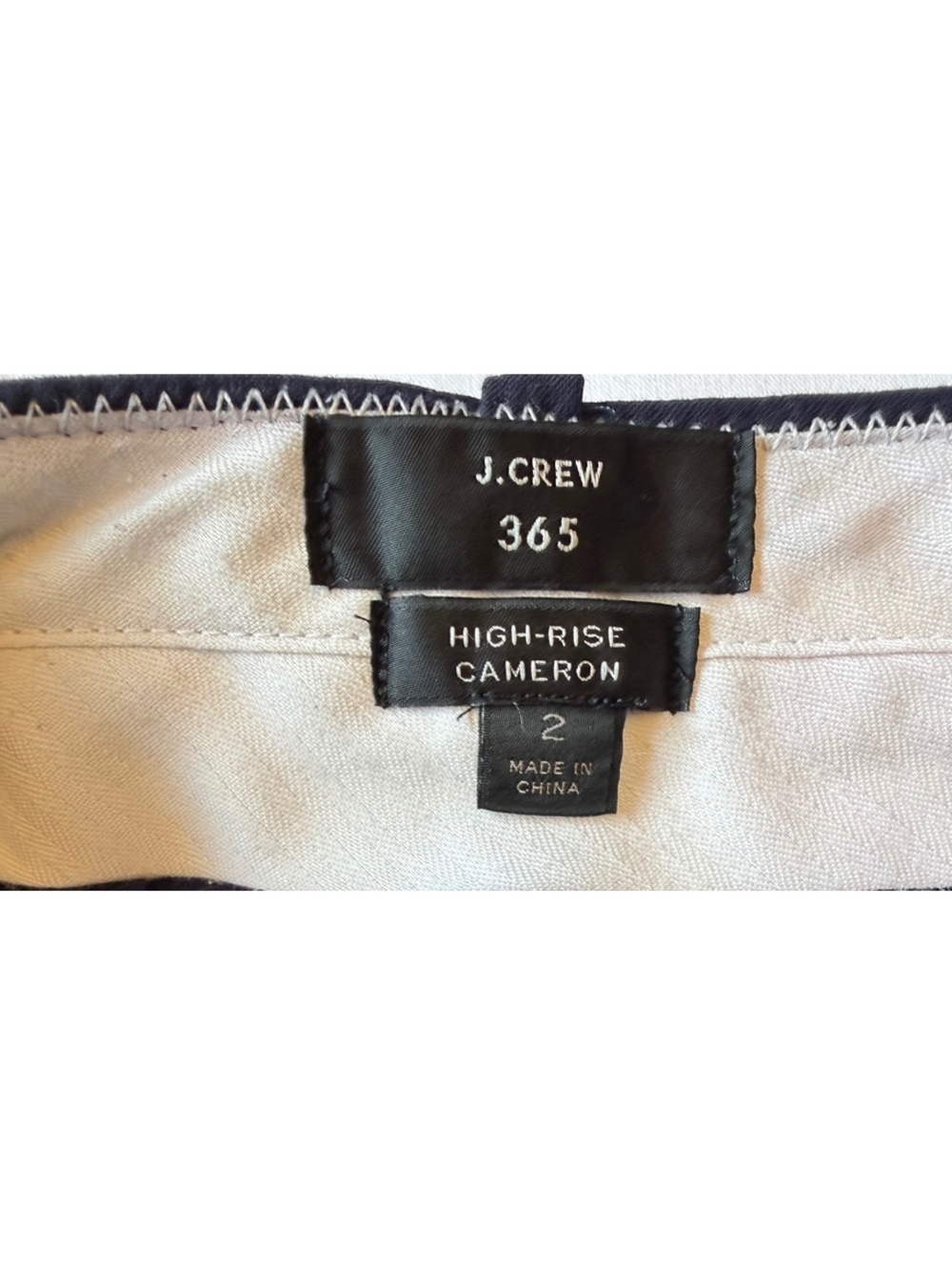 J.Crew 365 High-Rise Cameron Pant Four Season Stretch Navy Size 2 - Picture 4 of 5